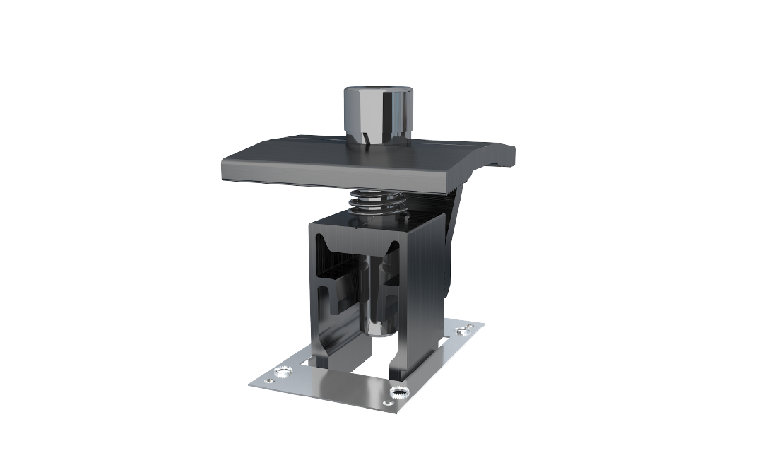 Montagesystem 2.0 für Ziegeldach/Schrägdach|4 Solarmodule|Halterung von PV-Modulen(Reihenmontage)