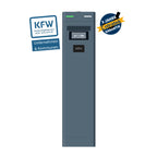 Entratek Doppelladestation Power Arrow Dual 2 x 22 kW (KfW 442) mit Steckdose & MID-Stromzähler