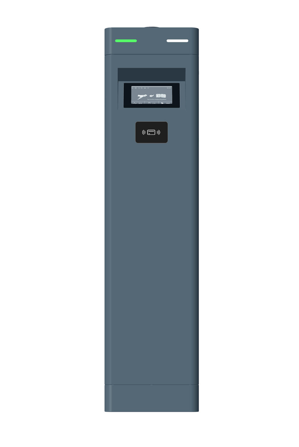 Entratek Eichrechtskonforme Doppelladestation Power Arrow Dual 2 x 22 kW mit Steckdose